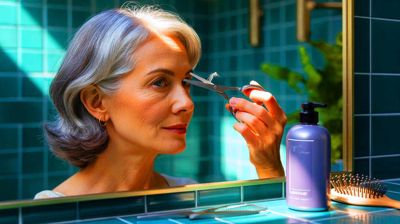 Cheveux blancs après 60 ans : cette mauvaise habitude est à éviter