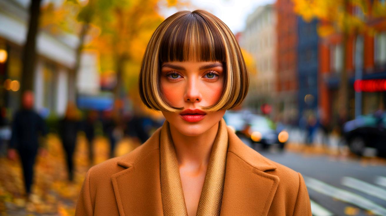 Doll bob : c’est LE carré ultra-chic et minimaliste le plus tendance du moment – et on adore son “effet poupée” !