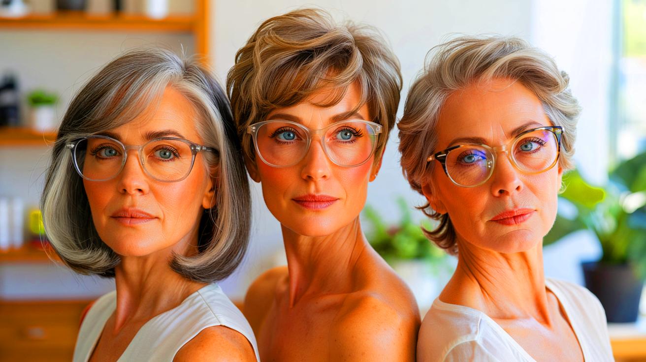 Coiffure après 70 ans : les meilleures coupes de cheveux si vous portez des lunettes