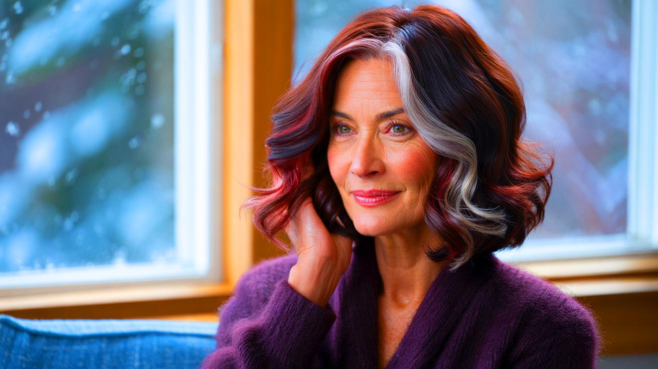 La coloration “Black Cherry” est celle à adopter après 50 ans l’hiver