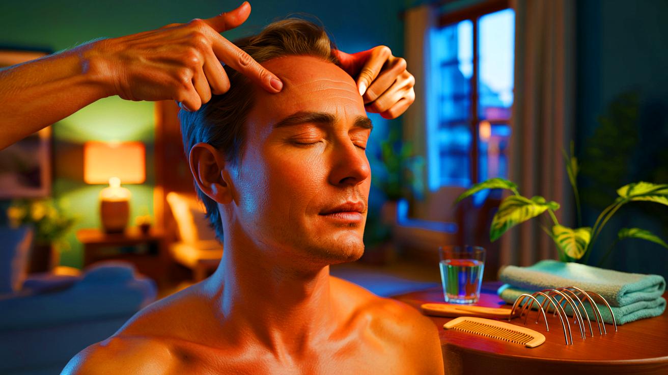 Le massage crânien libère les tensions : voici l’auto-massage anti-stress à réaliser à la maison en quelques mouvements simples