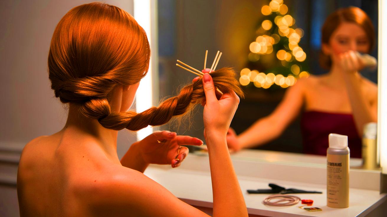 Chignon express : une coiffure de fête en moins d’1 minute