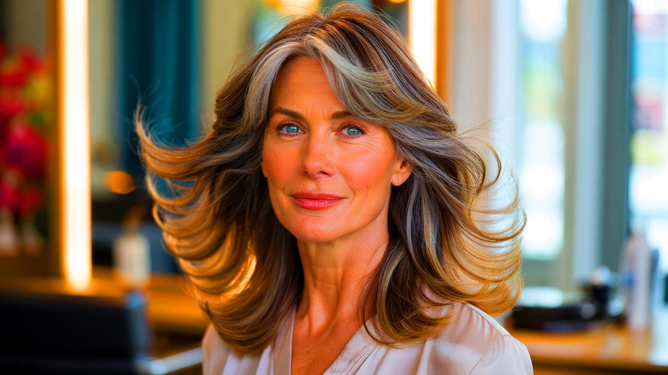 Coiffure après 50 ans : les cheveux longs reviennent à la mode