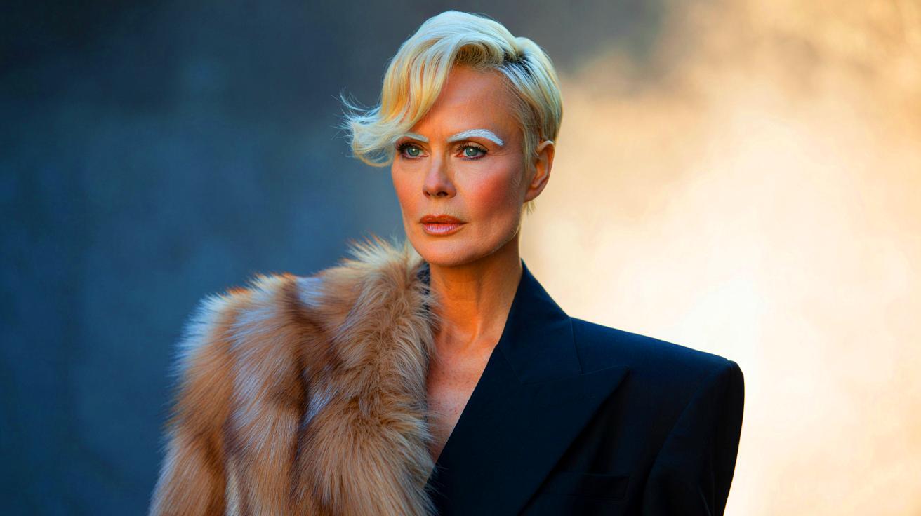 Sourcils décolorés, coupe garçonne, fourrure XXL : Adriana Karembeu change radicalement de look