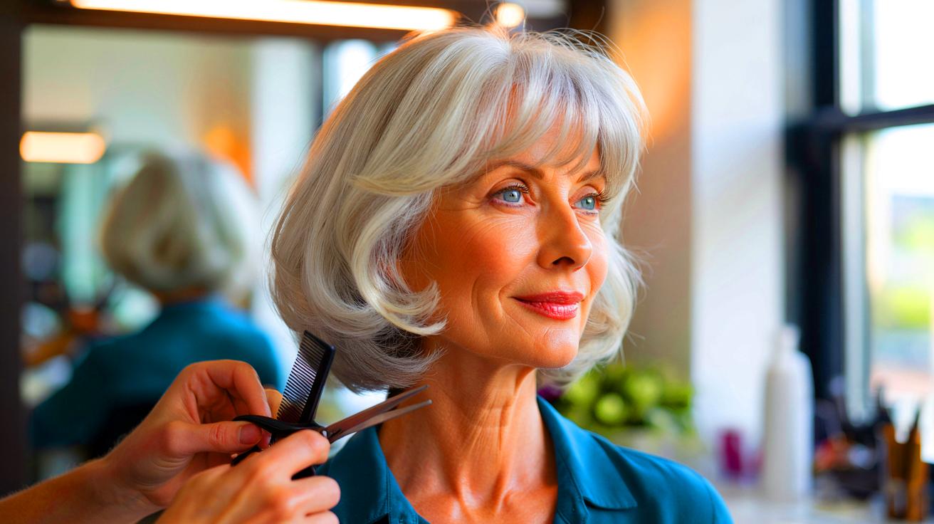 Coiffure après 70 ans : la meilleure coupe de cheveux pour rajeunir