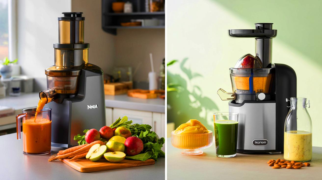 Ninja JC151EU VS Hurom H310A : faut-il vraiment payer plus pour un bon extracteur de jus ?
