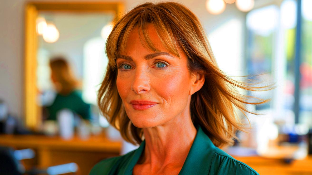 Cheveux fins après 50 ans : la frange qui rajeunit vraiment