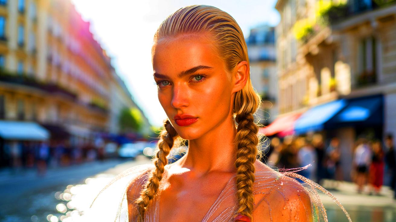 La coiffeuse Delphine Courteille nous présente la coiffure la plus pratique et tendance de l’été 2026, dont elle s’est inspirée pour le défilé Rahul Mishra
